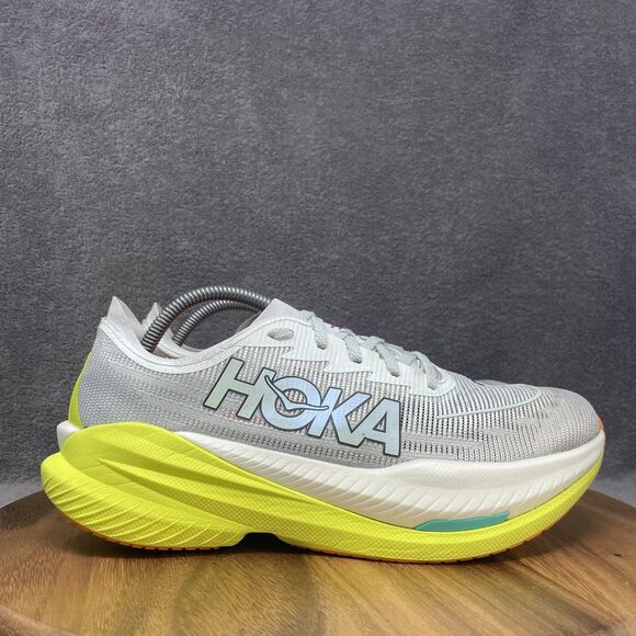 Hoka One One Other - Hoka One One Mens Mach X 2 1155119 FCT White Running Shoes Sneakers Size 10.5 D